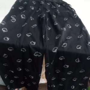 Sixteenlines Womens Printed Track Pants Black Size M