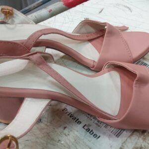 Womens Heel Sandal Pink Size 7