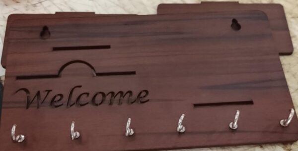 Shashank Wooden Designer Key Holder