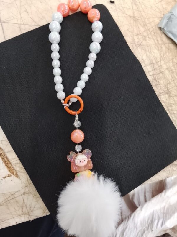 Artistry Craft High Quality Imported Kuromi Charm Phone Chain Pink