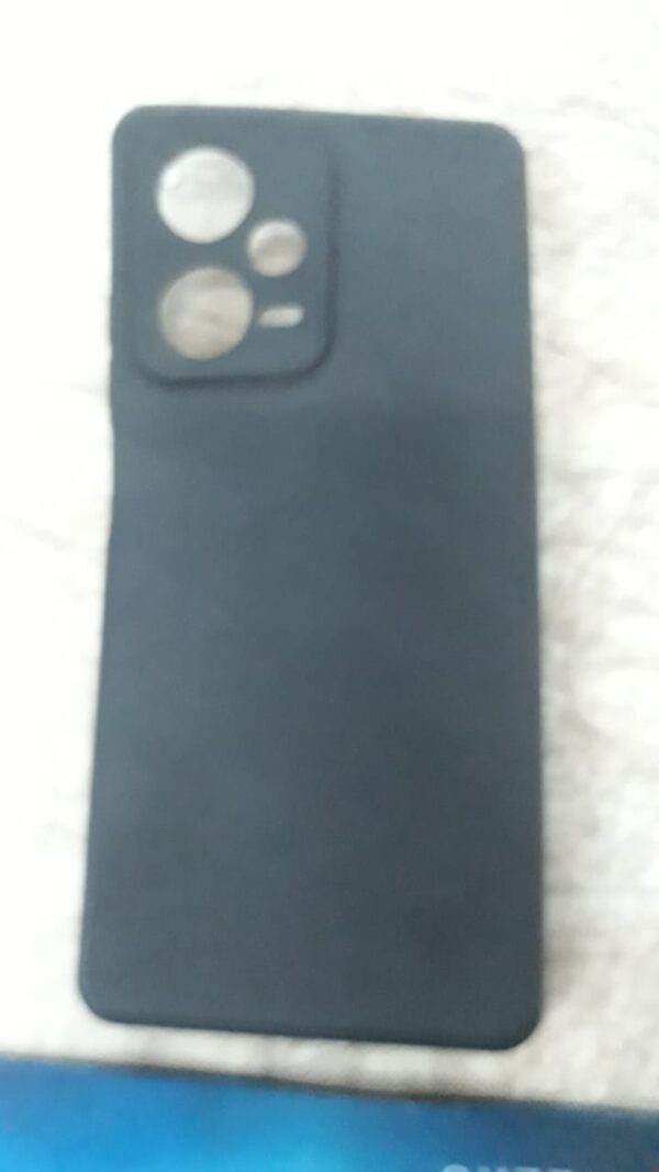 Back Cover For Redmi Note 12 Pro 5G Color Black
