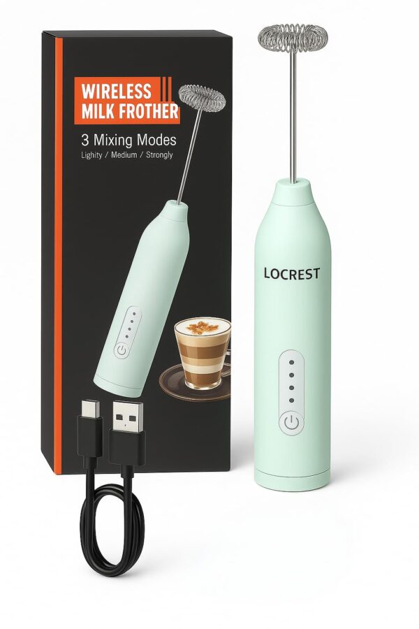 Wireless Milk Frother 3 Modes Usb Charging Type C