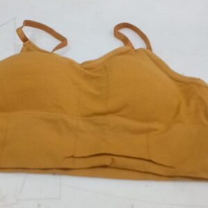 Womens Padded Sport Bra Mustard Colour Size 30