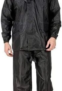 Jumbo Rain Suit For Men Women Black Size M