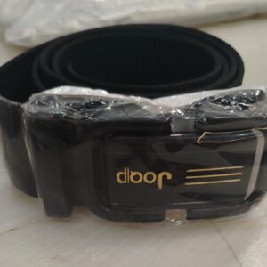 Black Colour Fabric Belt For Men