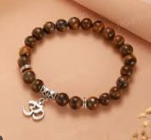 Japan Natural Tiger Eye Om Band