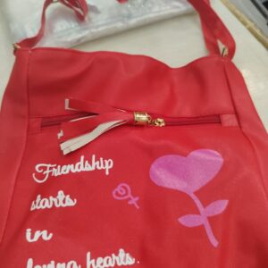 Red Colour Sling Bag For Women