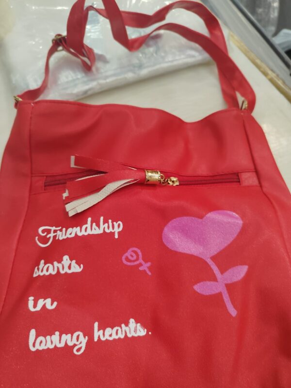 Red Colour Sling Bag For Women