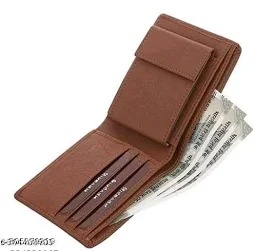 Mens Leather Wallet Brown
