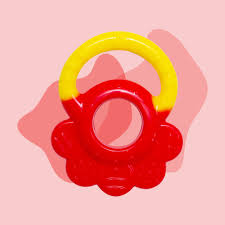 Mee Mee Multi Textured Silicone Teether Flower Shaped Baby Grip