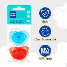 Mee Mee Baby Pacifier Ultra Light Soft Silicone Nipple