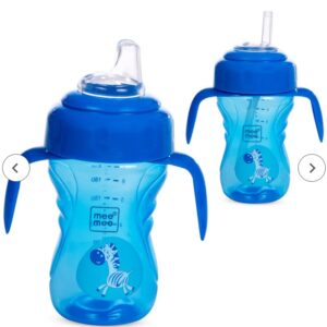 Mee Mee 2 In 1 Spout and Straw Sipper Cup Blue 240 Ml