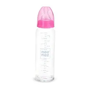 Mee Mee Premium Glass Feeding Bottle 250 Ml