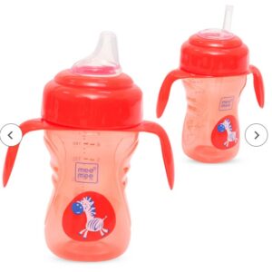 Mee Mee 2 In 1 Spout and Straw Sipper Cup Orange 240 Ml