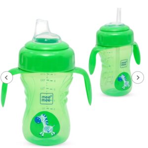 Mee Mee 2 In 1 Spout and Straw Sipper Cup Green 240 Ml