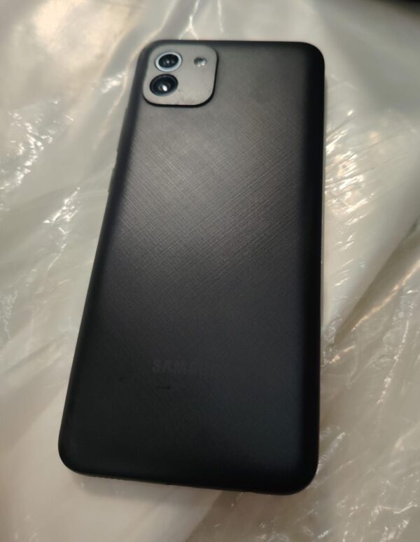 Samsung Galaxy A03 Black Colour Refurbished Mobile 3Gb 32Gb Without Accessory Imei 355729332326326