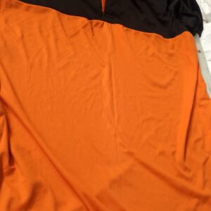 Orange And Black Colour Polo T Shirt For Men Size Xl
