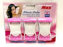 Max Shave Body Razor 6 Pieces
