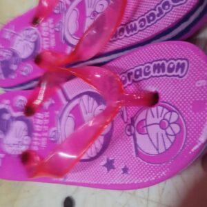 Pink Colour Kids Slippers Size 6