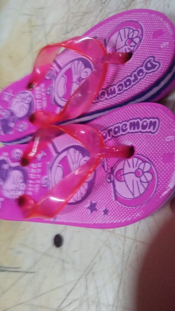 Pink Colour Kids Slippers Size 6