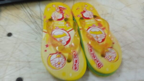 Yellow Colour Kids Slippers Size 13