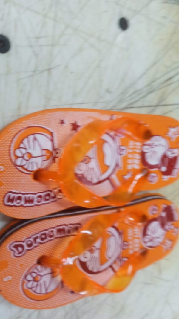 Orange Colour Kids Slippers Size 5