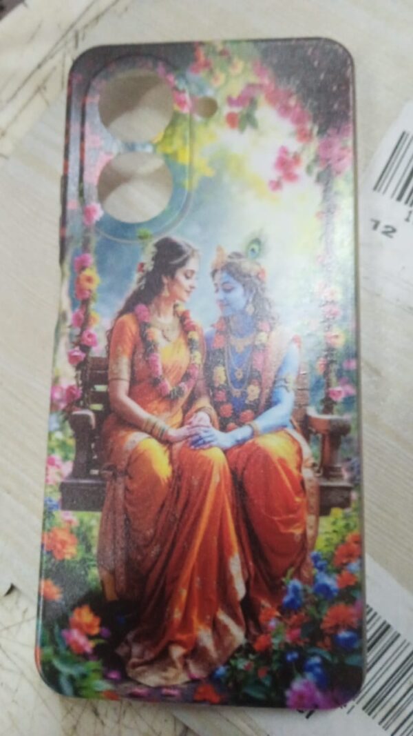 Krishna And Radha Printed Mobile Back Cover For Vivo T3 Lite 5G