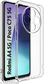Transparent Mobile Back Cover For Redmi A4 5G