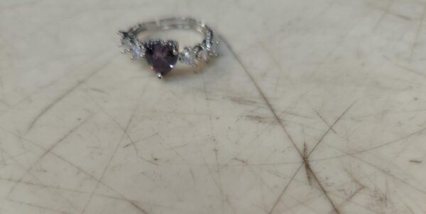 Wine And White Colour Ring For Women
