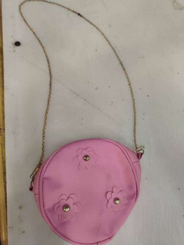 Pink Round Sling Bag