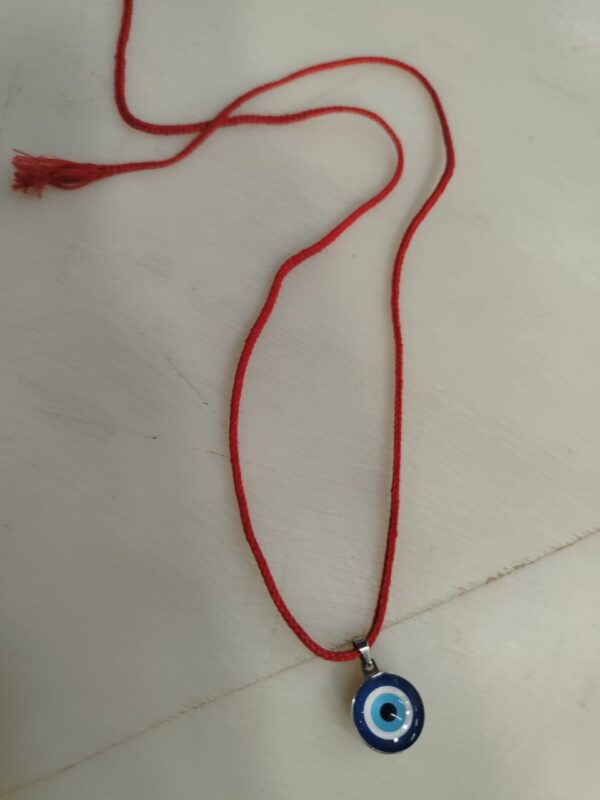 Blue Eye Pendant With Red Thread