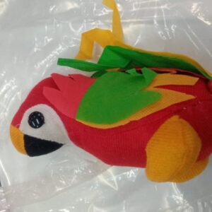 Red Soft Parrot Toy For Kids