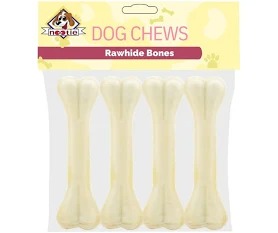 Nootie Dog Chew Rawhide Bone Pack Of 4