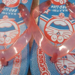 Unisex Doraemon Printed Slippers For Kids Size 10