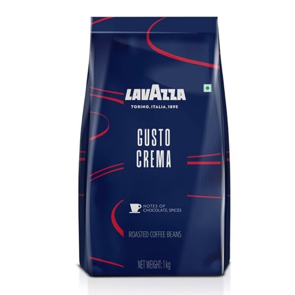 Lavazza Gusto Crema Roasted Coffee Beans 1Kg