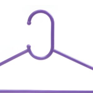 Plastic Purple Colour Cloth Hanger Pack Of 4