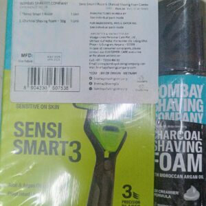 Bombay Shaving Company Sensi Smart 3 Razor With Shave Cream 50Ml