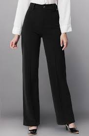 Trouser Pant For Women Color Black Size M