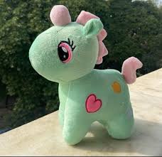 Lovable Hugable And Blue Unicorn Soft Toy