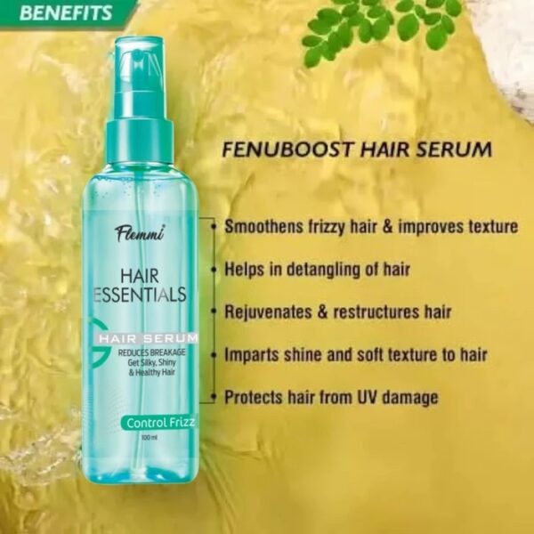Flemmi Anti Frizz Long Hairs Hair Growth Serum For Men Women 100Ml