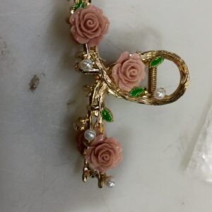 Women Hair Clips Golden Colour