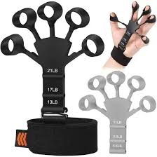 Gym Hand Finger Grip Black Colour
