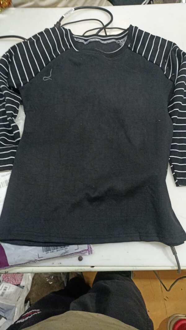 Women T Shirt Black Colour Size L