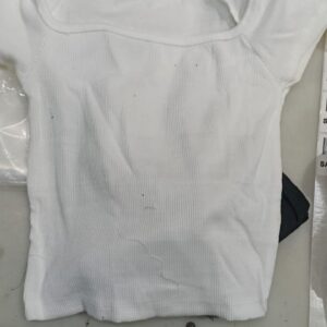 Women Crop Top White Colour Size L