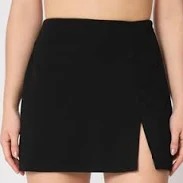 Zastraa Women Skirt Black Colour Size M
