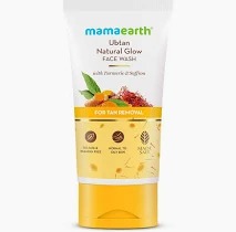 Mamaearth Ubtan Natural Glow Face Wash With Turmeric Saffron 150Ml