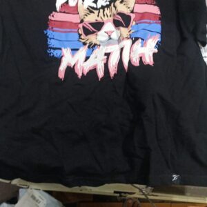 Men T Shirt Black Colour Size L