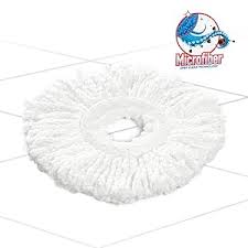 Mop Refill Black White Colour Pack Of 3 Round Shape