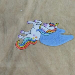 Unicorn Kids Microfiber Bath Towel Color Brown