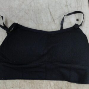 Women Cami Bra Lightly Padded Sports Bra Color Black Size S